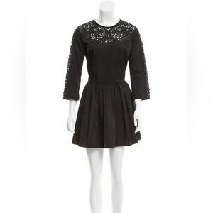 Opening Ceremony dress, eyelet cutout minidress. Size M/L